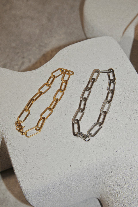 Basic Paperclip Chain Bracelet