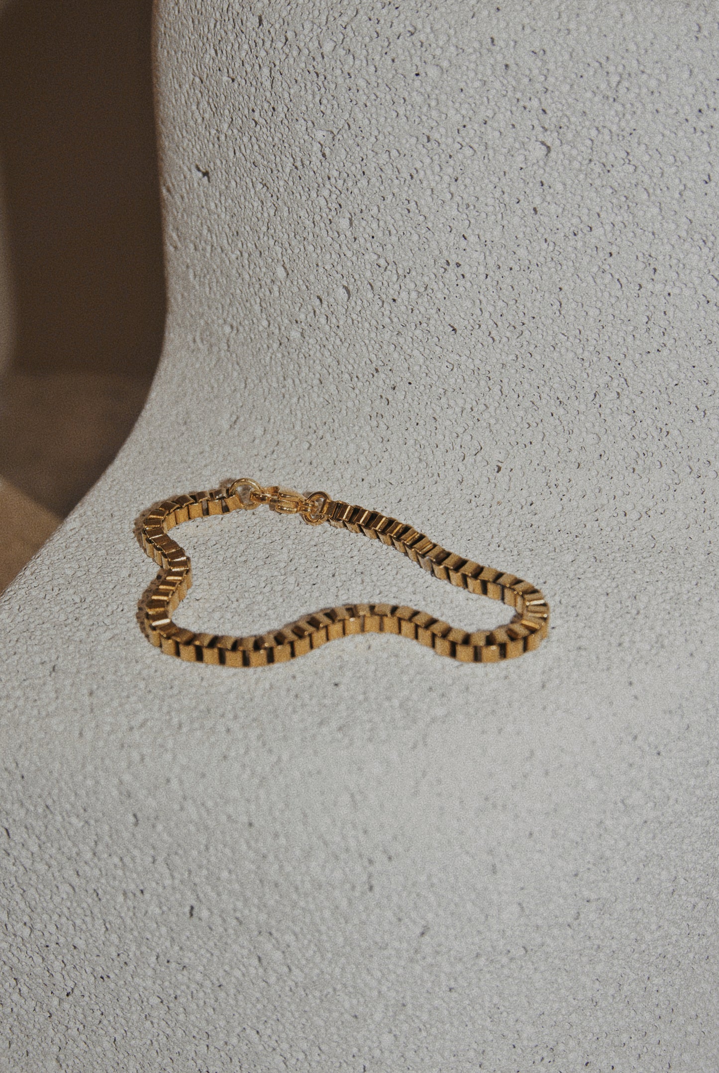 Basic 3mm Square Chain Bracelet