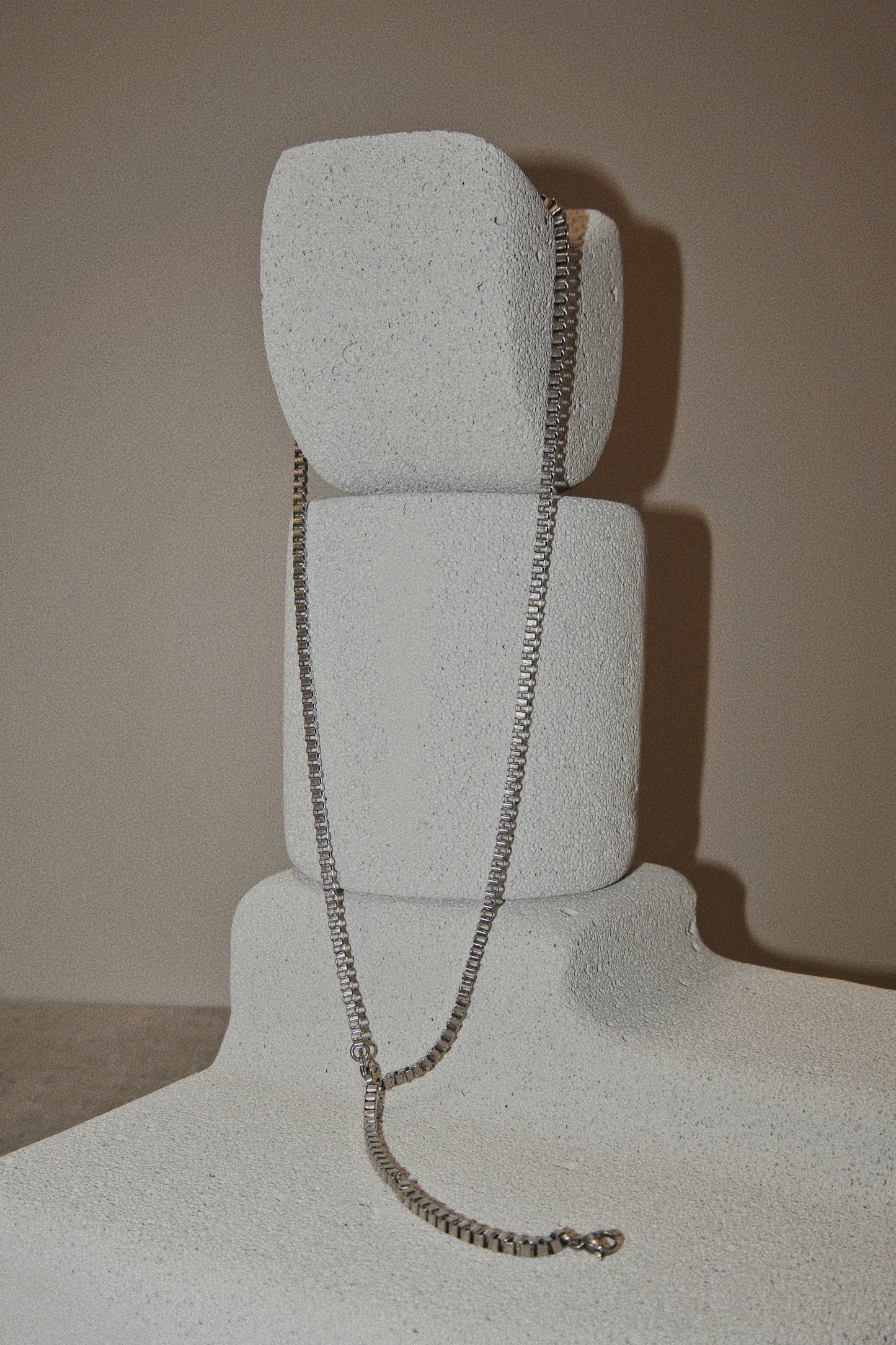 Basic 3mm Square Chain Necklace