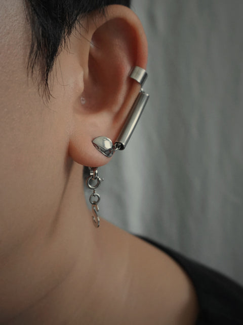 Petite Ring Post-Back Ear Cuff