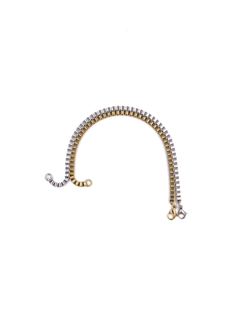 Basic 3mm Square Chain Bracelet