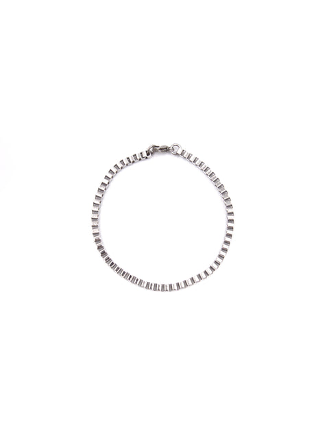 Basic 3mm Square Chain Bracelet