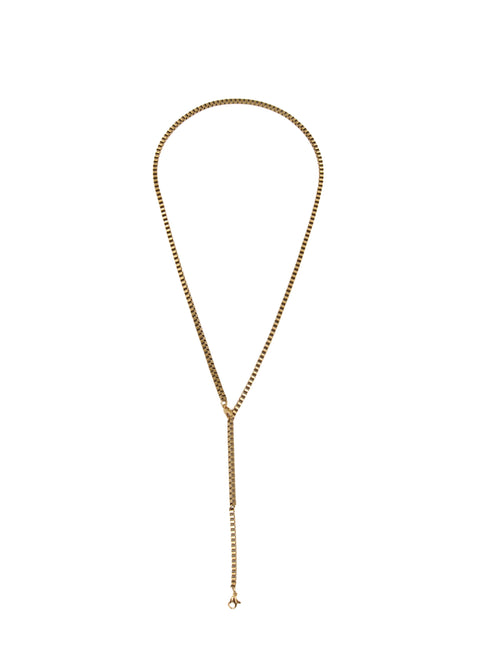 Basic 3mm Square Chain Necklace