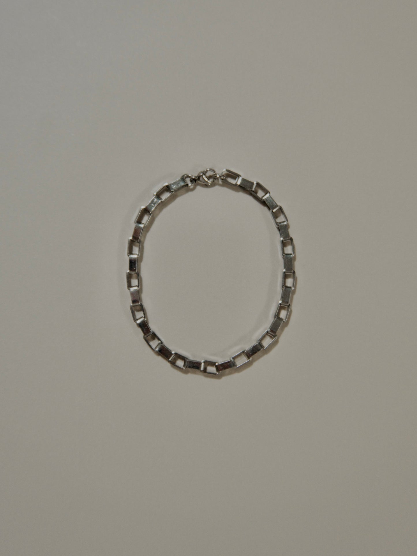 Basic Rectangle Box Chain Bracelet