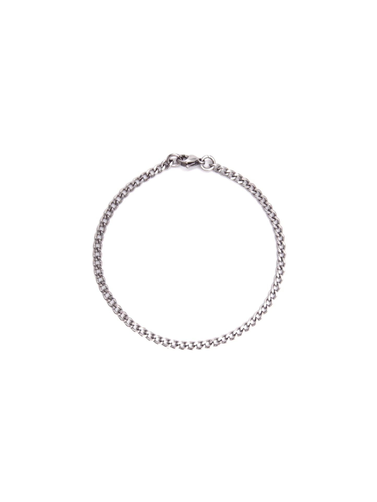Basic 3mm Curb Chain Bracelet