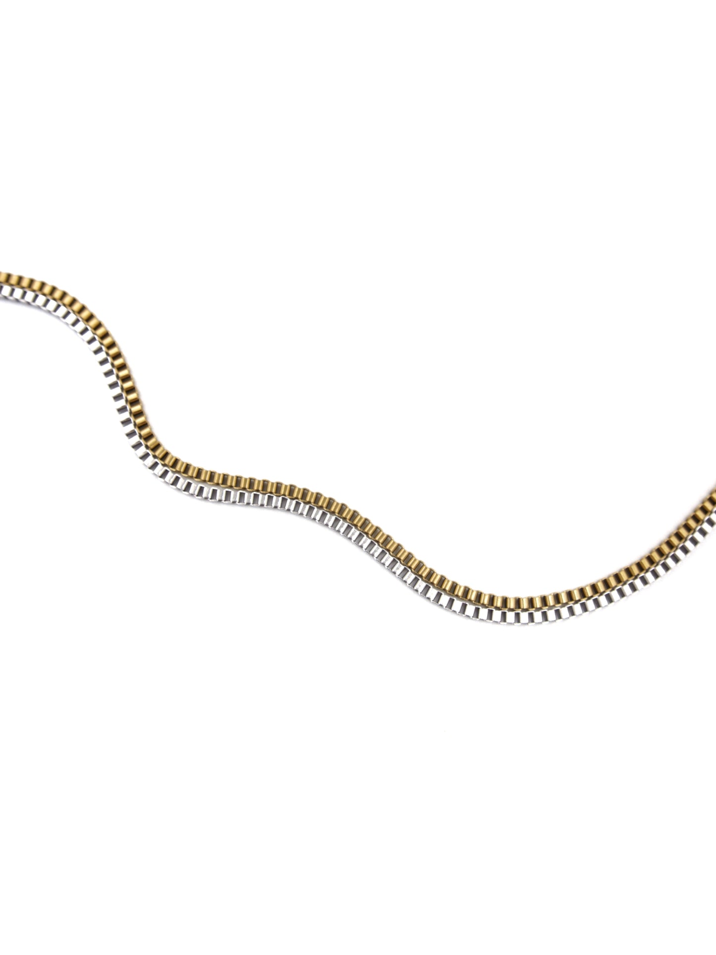 Basic 3mm Square Chain Necklace