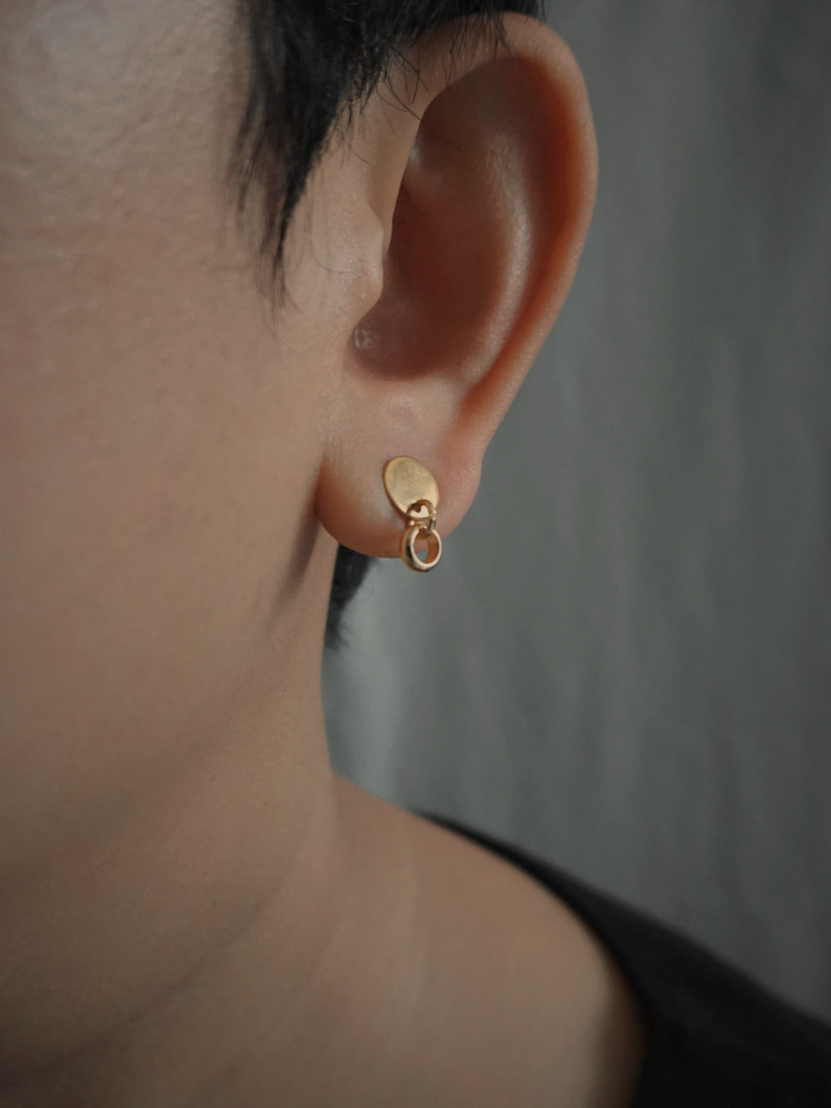 Petite Ring Post-Back Earrings