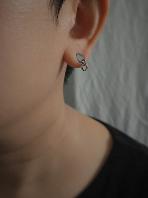 Petite Ring Post-Back Earrings